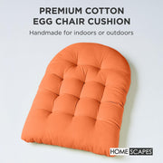 Hanging Egg Chair Cushion for Garden, Outdoor Swing Chair Seat Pad Cushion Round