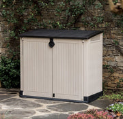 Large Keter Store Garden Lockable Storage Box XL Shed Outside Bike Bin Tools