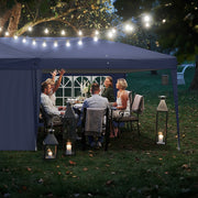 3x6m Outdoor Pop up Gazebo Heavy Duty Party Commercial Market Marquee W/ 6 Sides