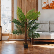 2ft-6FT Large Artificial Palm Tree Indoor Outdoor Potted Plant Home Office Decor