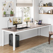 78.7'' Extra Long Computer Desk, 2 Person Desk, Double Long Desk for Home Office