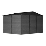 10x8ft Metal Garden Shed Large Outdoor Storage Tool Shed With Free Foundation