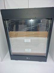 Realistic LED Electric Fireplace, Adjustable Heater Flame CHARLTON AND JENRICK