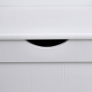 Large Laundry Hamper Bin Clothes Storage Cabinet Chest Wooden Shaker Unit Home