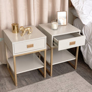 Large 3 Drawer Chest of Drawers and Pair of Bedside Tables bedroom furniture set