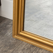 Full Length Antique Gold Leaner & Wall Mirror - 47cm x 142cm