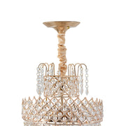 Crystal Ceiling Light LED Lamp Light Room Chandelier Living Pendant LED Lighting