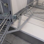 PullOut Kitchen Magic Corner Baskets Cupboard Larder Storage Shelf Rack Close UK