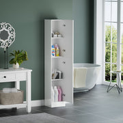Bathroom Cabinet Cupboard Tall Free Standing Tallboy Storage Furniture 1900mm