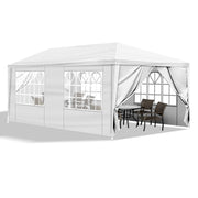 3x9M Outdoor Party Tent with Sidewalls, Waterproof Canopy Patio Wedding Gazebo