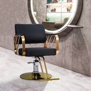 360° Swivel Barber Chair Hydraulic Adjustable Hairdressing Chair for Hair Salon