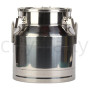 Stainless Steel 28L Milk Churn Can Bucket Container Ghee Pot+ handle+Sealed lid