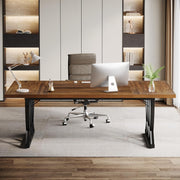 70.86'' Modern Executive Desk Rectangle Office Computer Desk Study Writing Table