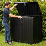 Outdoor Storage Box with Padlock 775L - Garden Container Shed Weather Resistant