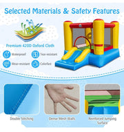 Inflatable Bounce House Kids Bouncy Castle Slide (without Blower) 1094