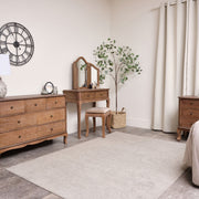 Dressing Table, Mirror & Stool Set bedroom furniture set