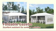 3 x 6m Heavy Duty Gazebo Marquee Party Tent with Storage Bag White