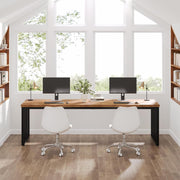 180cm Long Computer Desk 2 Person Desk Workstation Study Desk for Home Office