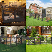 Heavy Duty Dog Puppy Play Pen w/ Floor Mat Pet Enclosure Exercise Playpen Large