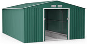 Metal Shed Outdoor Garden Storage 7x4 - 11x14 Apex Roof Galvanised Steel Ranger