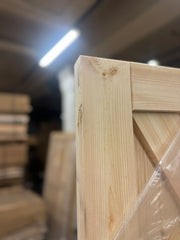 LPD Doors External FL&B Redwood Door / Gate B Grade Stock Free Delivery