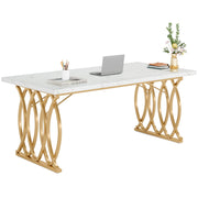 Tribesigns Executive Desk, Modern Large Office Computer Desk Conference Table