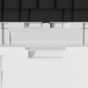 XLARGE Plastic Storage Box Bench Outdoor Garden Cushion Chest Utility Shed Wheel