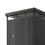 8.5ft x 5.4ft Pent Metal Garden Storage Shed Motorcycle Sheds with Lockable Door