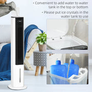 Portable Air Cooler, 6L Tank Humidifier Evaporative Ice Cooling Fan (NO REMOTE)