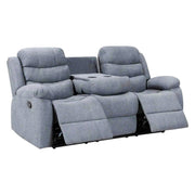 Roma | Grey, Dark Grey | Linen Recliner Sofa 3, 2, 1 Seater | Sofa