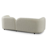 Cream Boucle Curved 3 Seater Cloud Sofa - Elma EMA001
