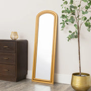 Full Length Antique Gold Leaner & Wall Mirror - 47cm x 142cm