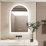 Oversized Bathroom Mirror LED Lighted Wall Mirror with Demister Exclusive Design