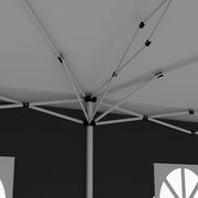 3x6m Garden Pop Up Gazebo Canopy Tent Marquee w/ Carry Bag, Black