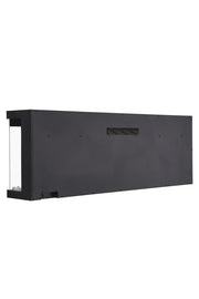 80 inch Electric Fireplace 3 Sided Panoramic Fire Log Standing Insert LED Flames
