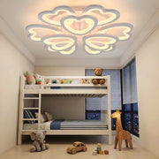 Modern LED Ceiling Light RGB Heart Design Chandelier Lamp with Remote Control UK