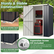 Outdoor Lockable Bicycle Shed Equipment Storage Tool Box Garden Log Garbage Bin
