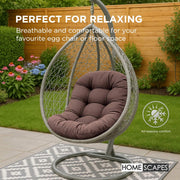 Hanging Egg Chair Cushion for Garden, Outdoor Swing Chair Seat Pad Cushion Round