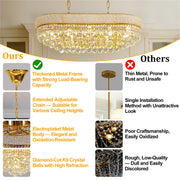 Crystal Chandeliers for Dining Room K9 Modern Crystal Chandelier Luxury Imperial