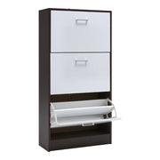 3 Drawer Shoe Cabinet Storage Cupboard Wooden Stand Rack Organiser Footwear Unit