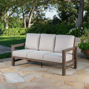 SunVilla Royce 4PC Garden Deep Seating Set Aluminium Sunbrella Sofa Beige Cover