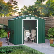 Metal Shed Outdoor Garden Storage 7x4 - 11x14 Apex Roof Galvanised Steel Ranger