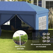 3 x 6m Heavy Duty Pop-Up Gazebo Curtain Walls Windows Wedding Marquee Party Tent