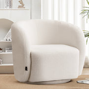 Oversized Large Teddy Swivel Armchair Tub Chair Boucle Upholstered Single Sofa