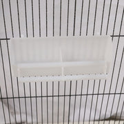 LARGE Bird Cage Rolling Metal Pet Parrot Lovebird Cage Aviary Extra StorageShelf