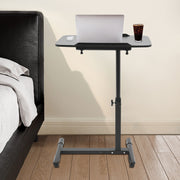Mobile Standing Desk Rolling Laptop Table Adjustable Hospital & Home Bed Table