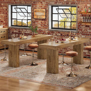 70.9 Inch Modern Bar Table Rectangular Counter Height Pub Table for Home, Bistro