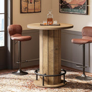 Industrial Round Bar Table, 39.4