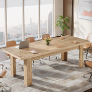 200cm Extra Long 2 Person Desk, Modern Double Computer Desk for Home Office