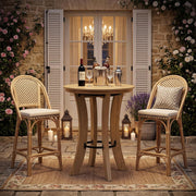 Modern Round Bar Table, 39.4